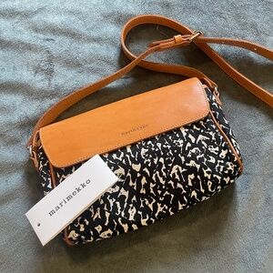 Marimekko leather handbag